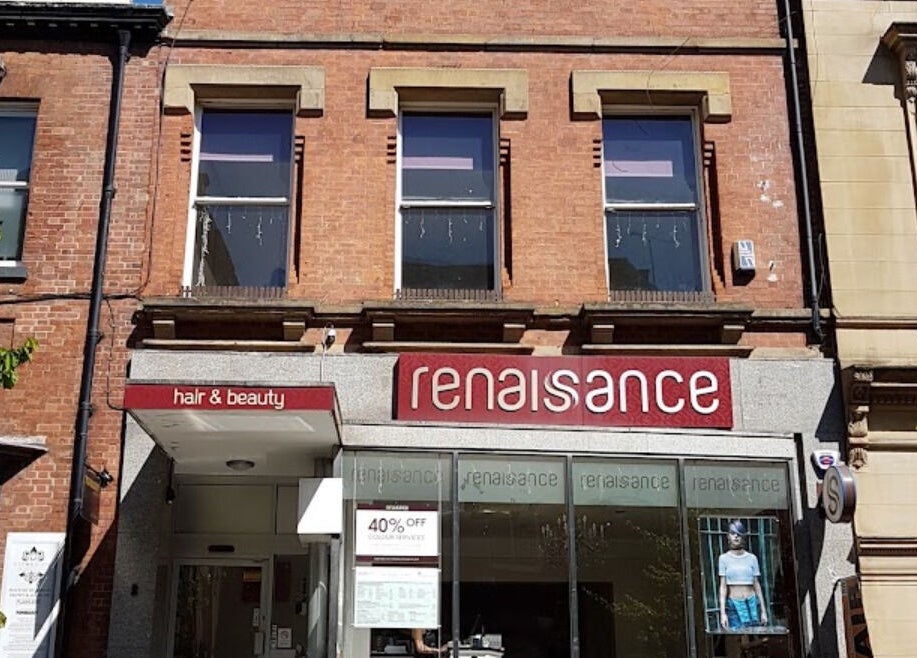 Exterior of Hair by Holli J at Renaissance Leeds, showcasing the salon facade in Leeds, GB.