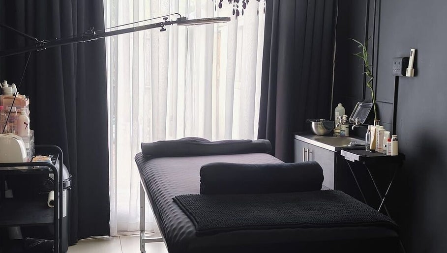 Relaxing treatment room at Simplicity Beauty Clinic, Rustenburg, North West, ZA with modern decor.