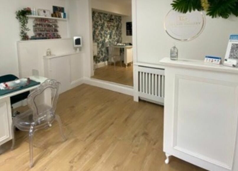 Sophisticated interior of The Lash Gallery in Knaresborough, England, GB featuring stylish decor.