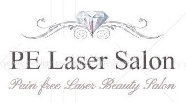 PE Laser Salon's elegant logo featuring a diamond and ornate design in Port Elizabeth, Eastern Cape, ZA.