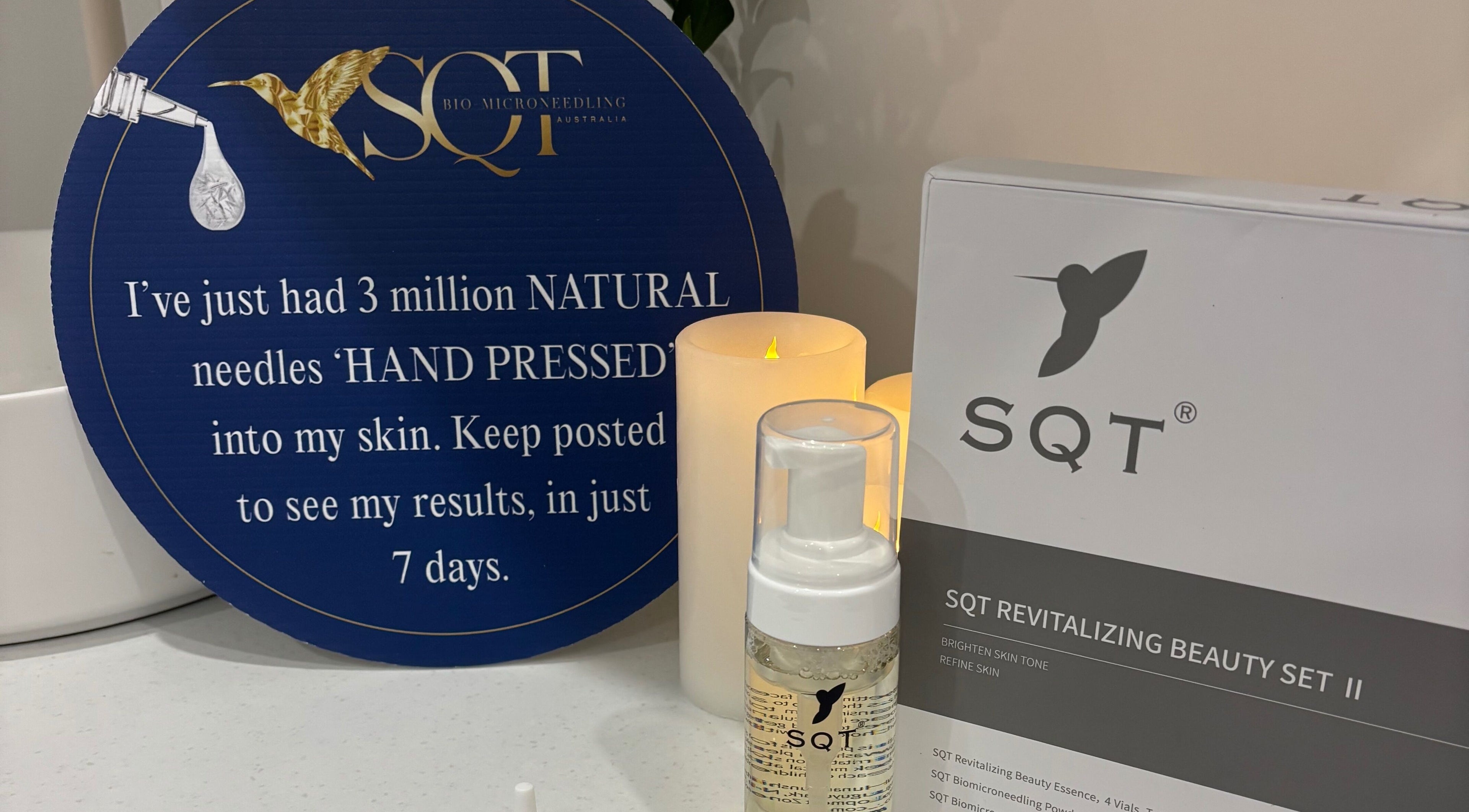 SQT micro needling set at Beauty by Danni in Coffs Harbour, New South Wales, AU, showcases advanced skincare solutions.