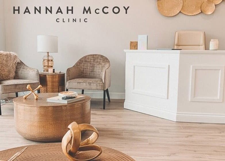Elegant reception area at Hannah McCoy Clinic Liverpool, showcasing luxury decor. Located in Liverpool, England, GB.