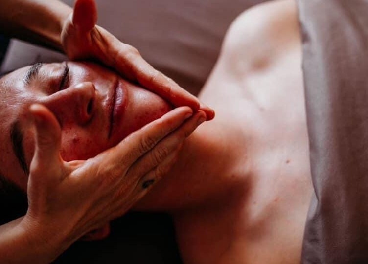 Relaxing facial massage at Fokas Wellness Athens, enhancing skin rejuvenation in Athens, GR.