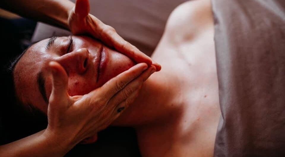 Relaxing facial massage at Fokas Wellness Athens, enhancing skin rejuvenation in Athens, GR.