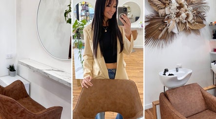 Elegant salon interior with modern decor at Hair Therapy by Chloe, Mandurah, Western Australia, AU.