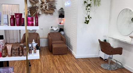 Elegant salon interior at Hair Therapy by Chloe, Mandurah, Western Australia, AU, featuring modern decor.