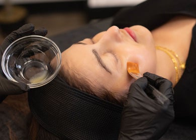 Relaxing facial treatment at The Vancouver Aesthetician - Lower Lonsdale, North Vancouver, British Columbia, CA.