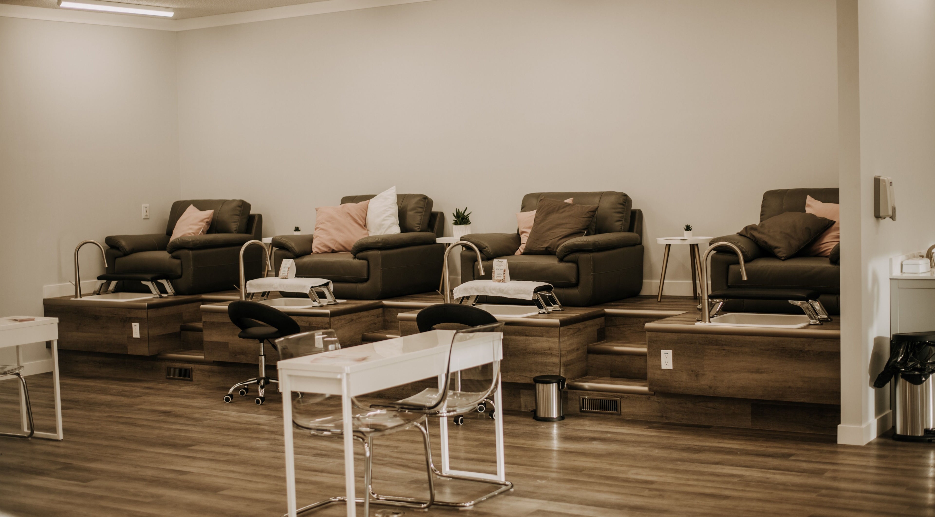 Luxurious pedicure chairs at 306 Day Spa, Watrous, Saskatchewan, CA offering serene wellness experiences.