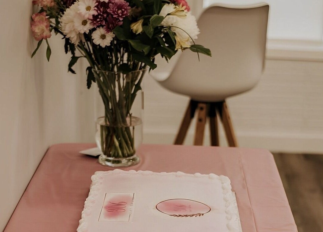 Elegant bouquet and decor at 306 Day Spa, Watrous, Saskatchewan, CA enhancing soothing ambiance.