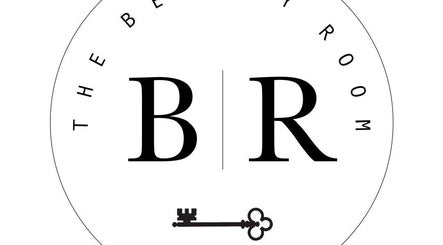 Logo of The Beauty Room, elegant design with key motif, located in Peterborough, England, GB.