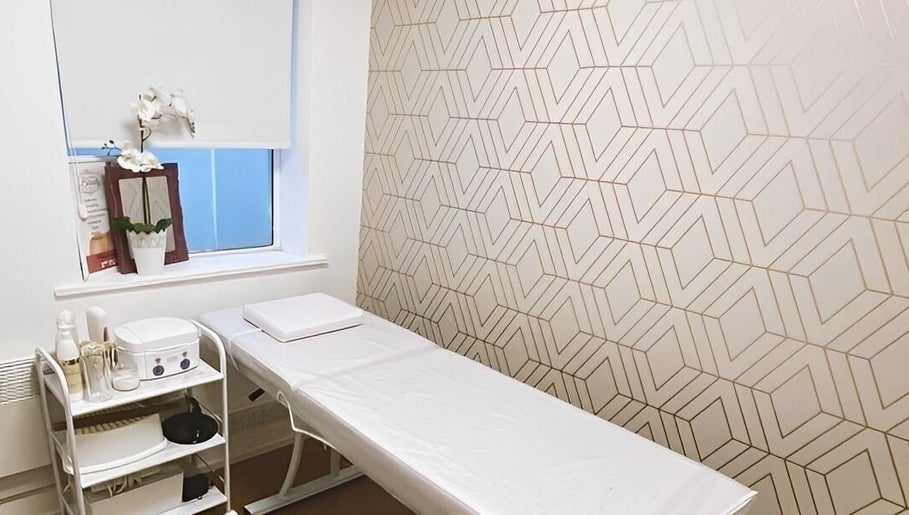 Bright treatment room at Eden Aesthetic Clinic, Dublin, County Dublin, IE, featuring modern decor and equipment.