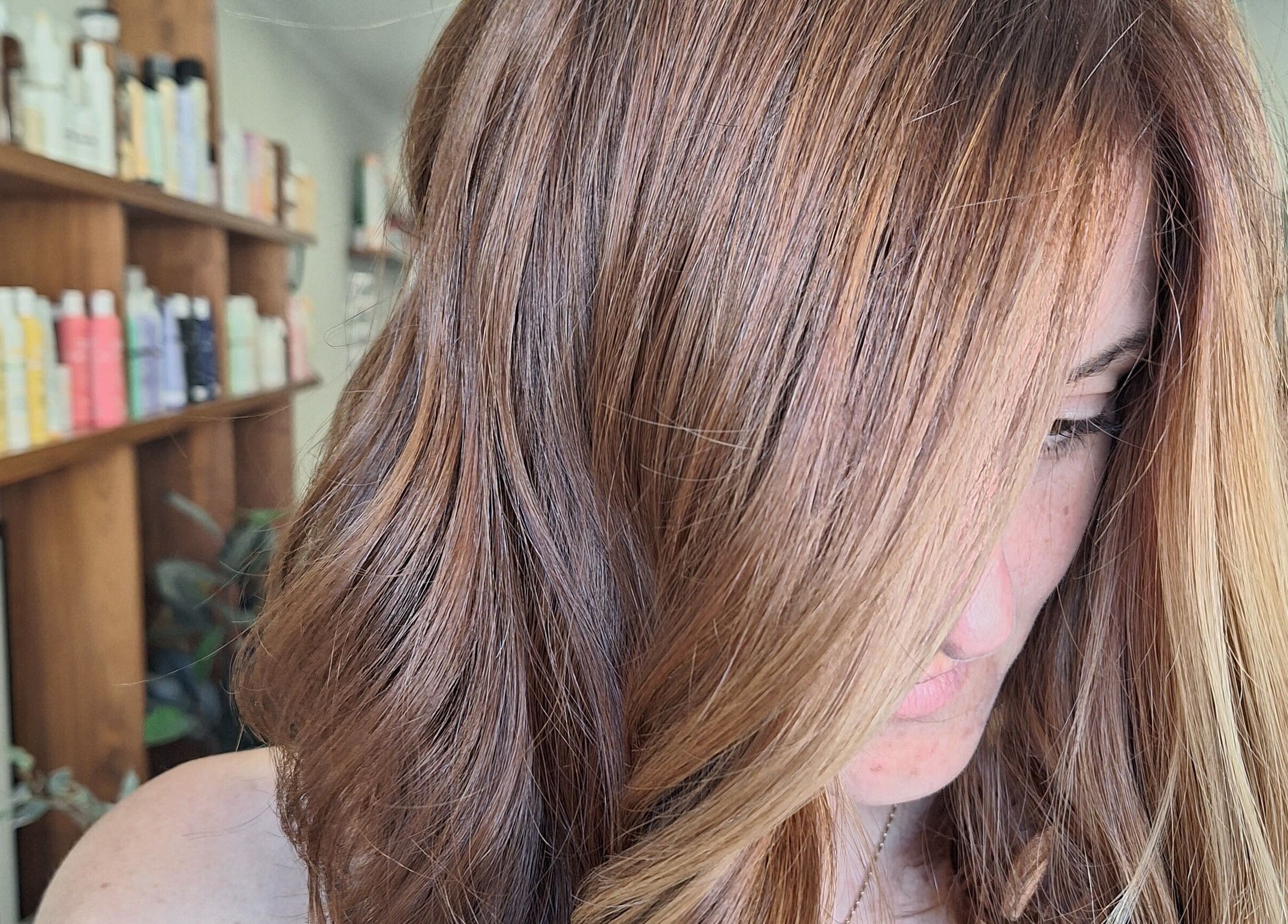 Elegant brown and blonde hair highlights at Xar Hair & Nails, Is-Swieqi, MT.