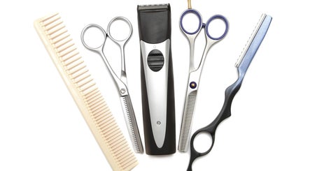 Hair tools at Layered Locks LLC in The Beauty District Salon Suites, Phoenix, Arizona, US.