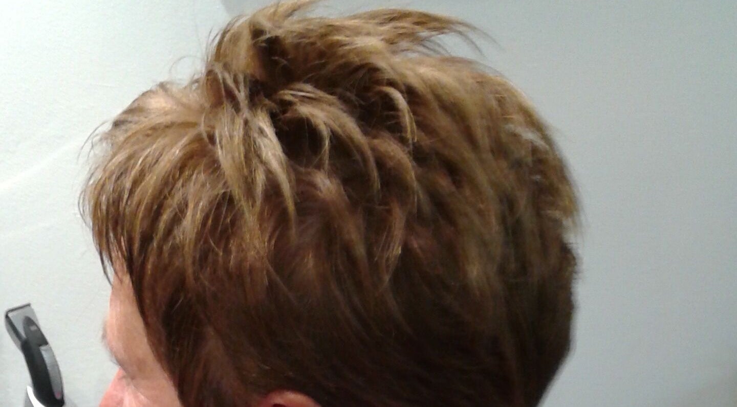 Short, styled hair at Rose Robson Hair in Kelowna, British Columbia, CA.