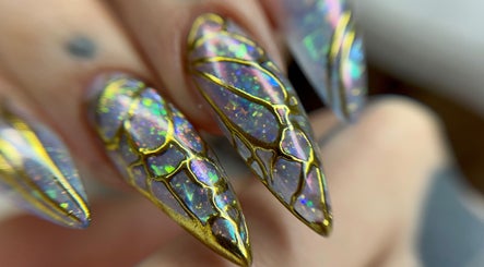 Kristina’s custom nails