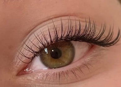 Detailed eye with lush lashes at The AC Studio, Naas, County Kildare, IE, perfect for beauty enhancement.
