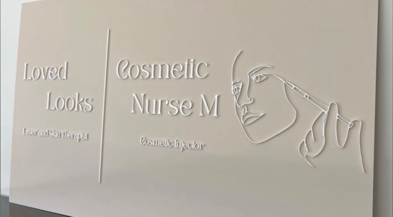 Elegant signage at Aesthetix Luxe, Punchbowl, New South Wales, AU featuring aesthetic and cosmetic services.