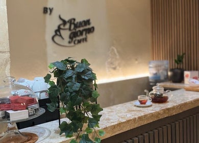 Elegant tea setup at Amis City Spa, Beauty & Hair Salon in Il-belt Valletta, MT with cozy atmosphere.
