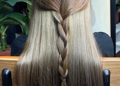 Beautifully braided hair captured at Dee Hair Studio, Johor Bahru, Johor, MY.
