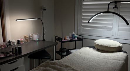 Cozy treatment room at Anastasia Browtique in Greenacre, New South Wales, AU, featuring a well-lit, comfortable setup.