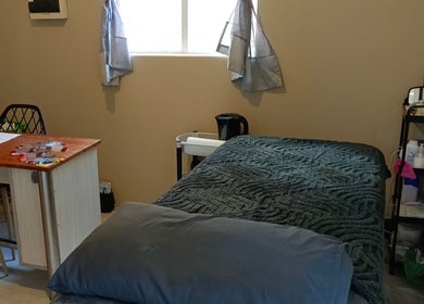 Cozy, well-lit treatment room at Sakura Beauty by Tarryn, East London, Eastern Cape, ZA.