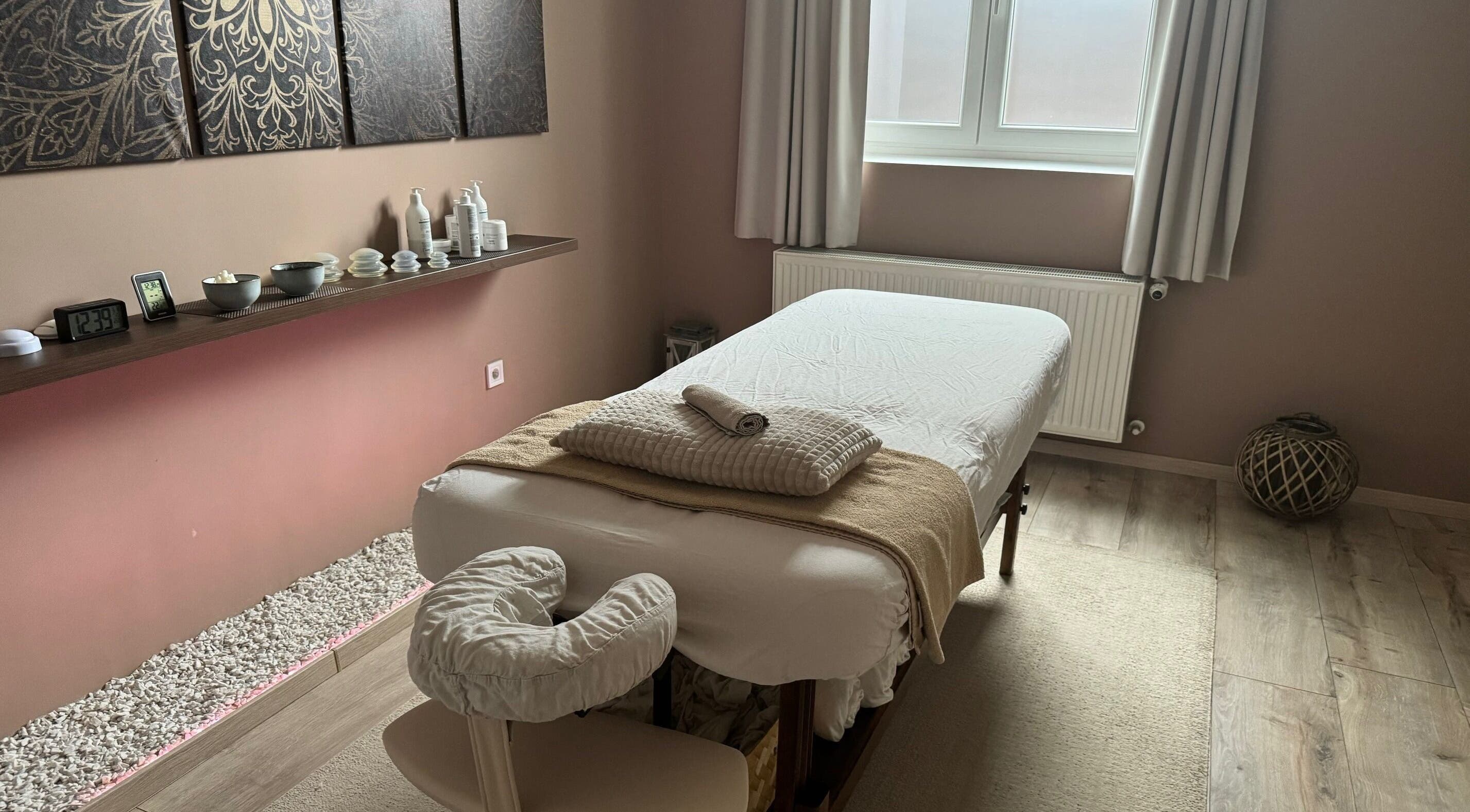 Nyugalmas masszázsszoba a Chill Out Masszázs szalonban, Budapest, Magyar, HU.