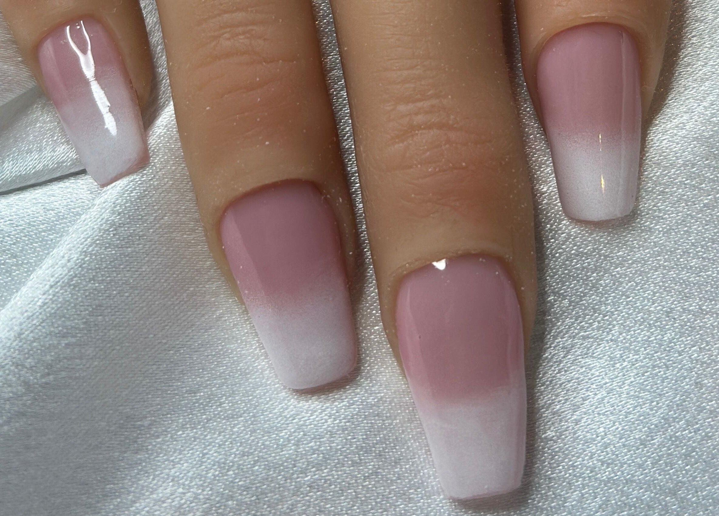 Elegant ombre nails at Glow Nails, Dublin, County Dublin, IE, showcasing a refined gradient design.