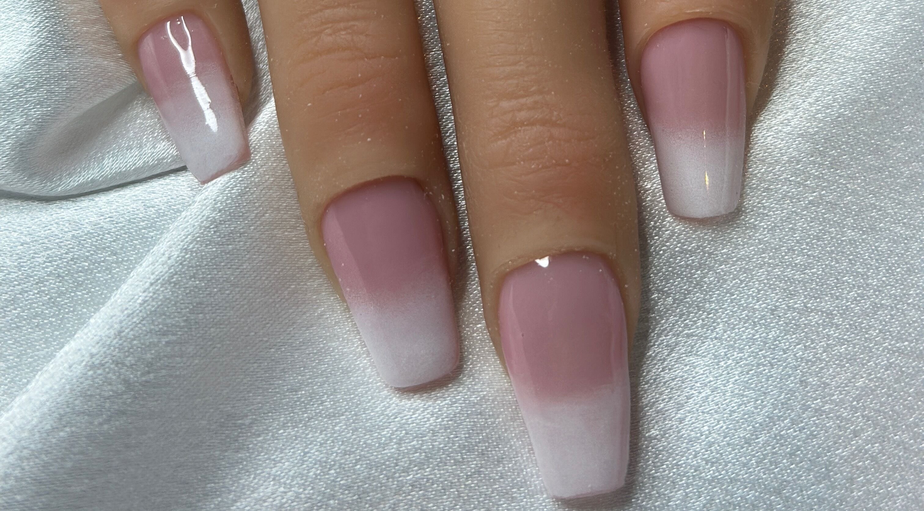 Elegant ombre nails at Glow Nails, Dublin, County Dublin, IE, showcasing a refined gradient design.