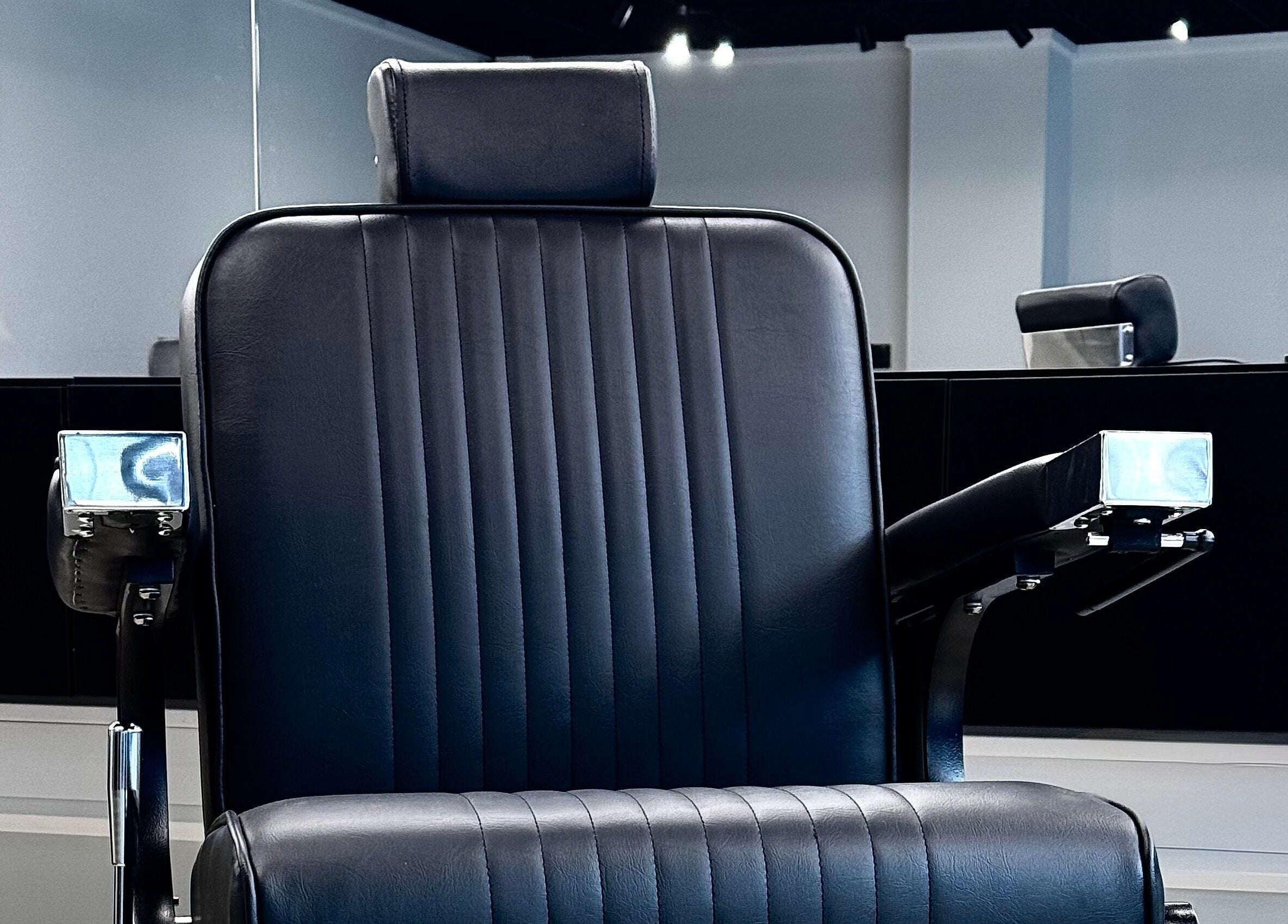 High-end salon chair at Simply Rogue Bishop Auckland, offering comfort in Bishop Auckland, England, GB.