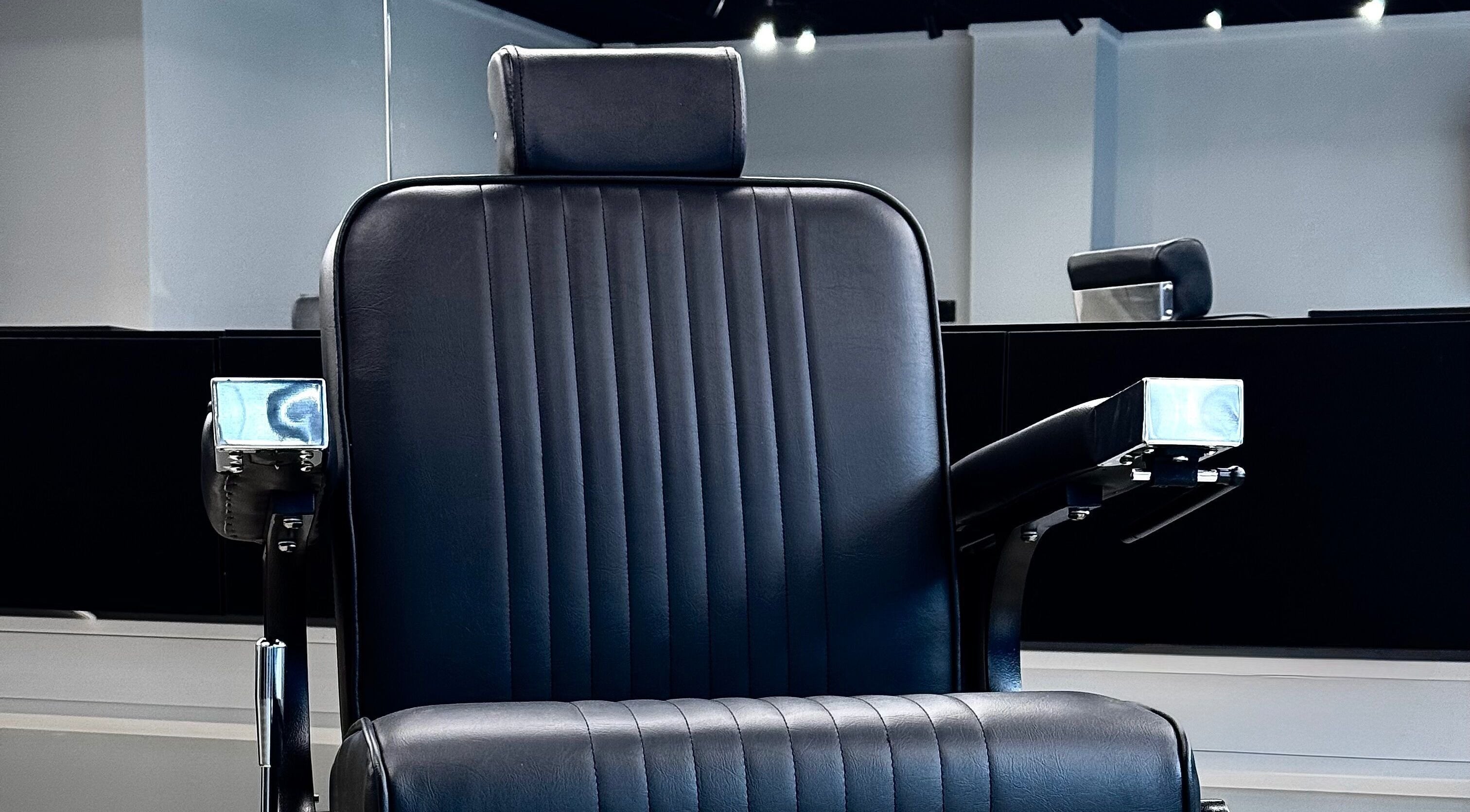 High-end salon chair at Simply Rogue Bishop Auckland, offering comfort in Bishop Auckland, England, GB.