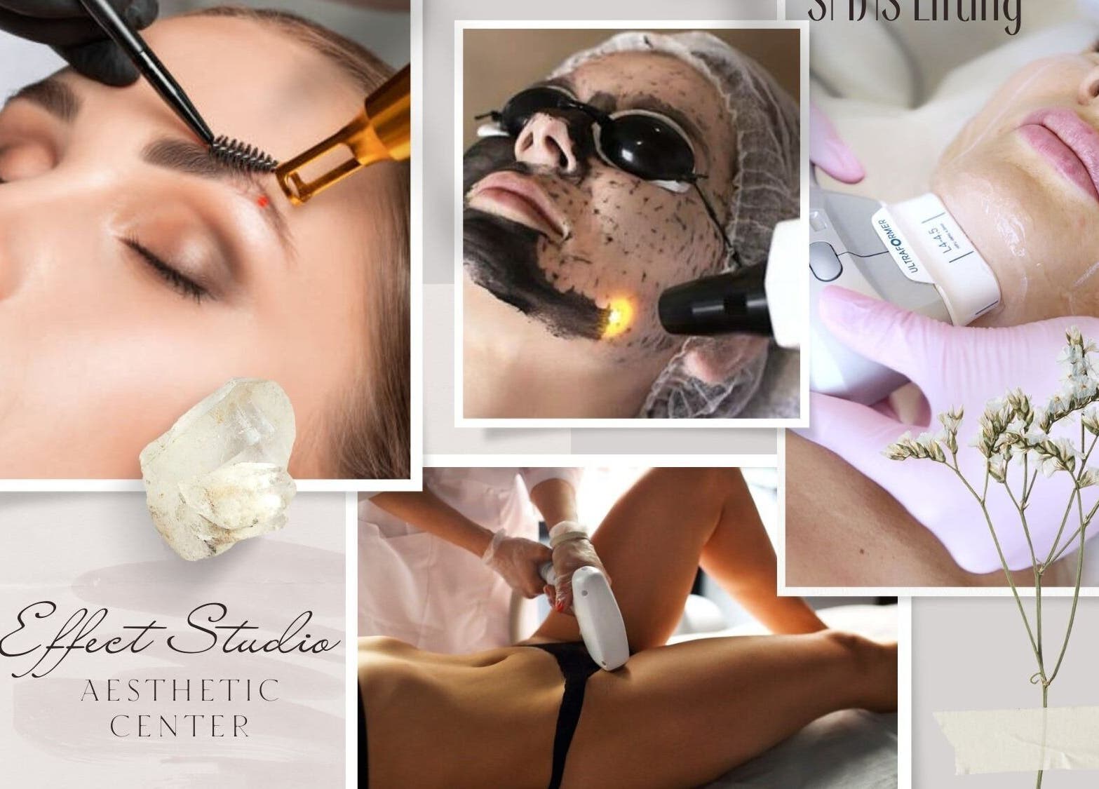 Услуги красоты в Effect Studio, Фаро, Фаро, PT: брови, лазер, пилинг.