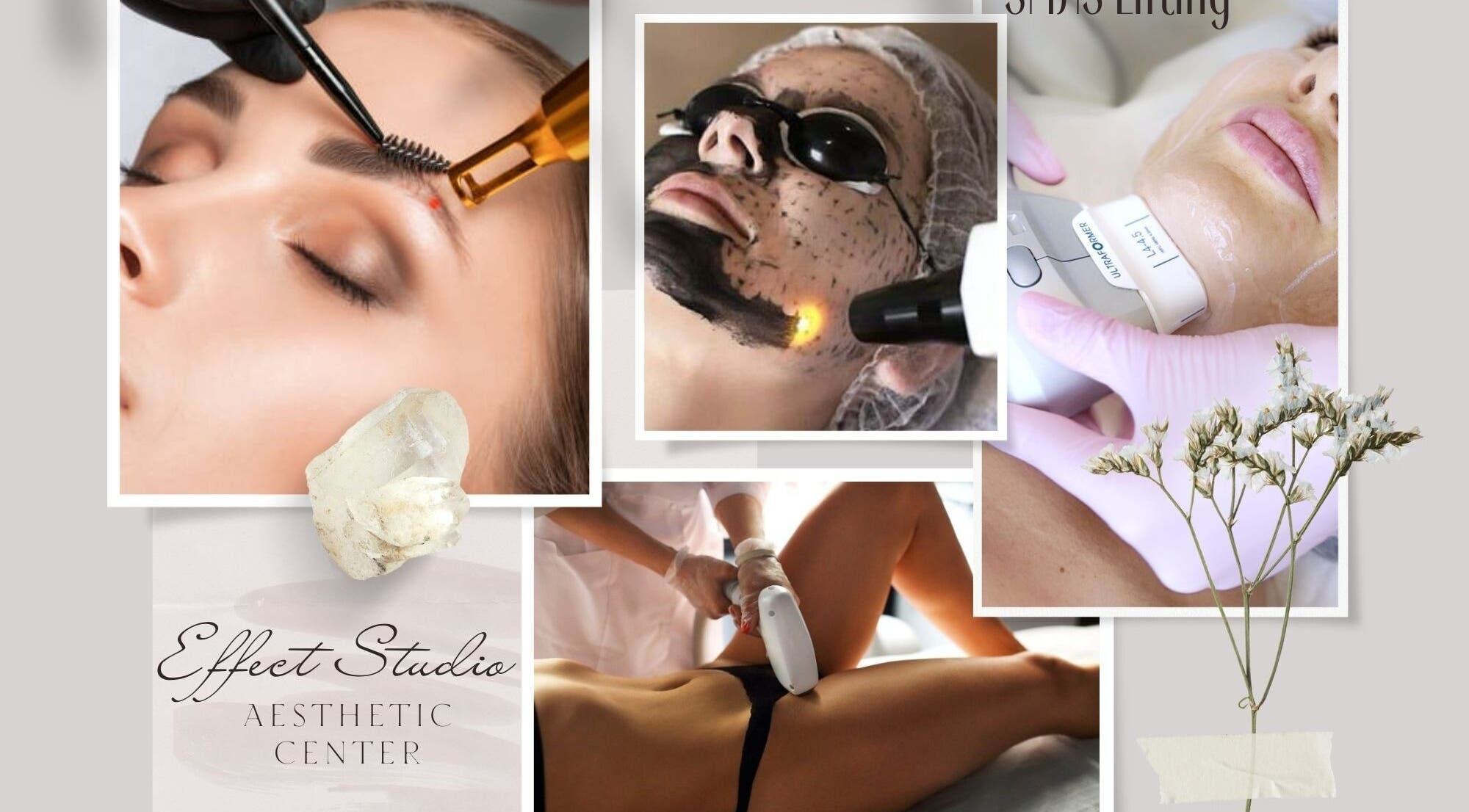 Услуги красоты в Effect Studio, Фаро, Фаро, PT: брови, лазер, пилинг.