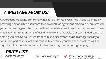 Marsden’s Massage image 3