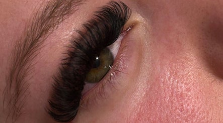 Close-up of eyelash extension at Sophia beauty xo, Worksop, England, GB showcasing lush, full lashes.