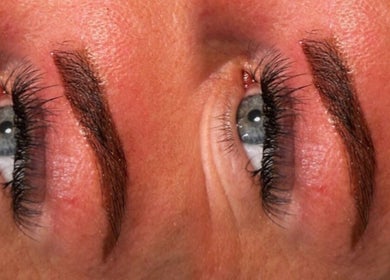 Detailed eyebrow enhancement at Sophia beauty xo, Worksop, England, GB.