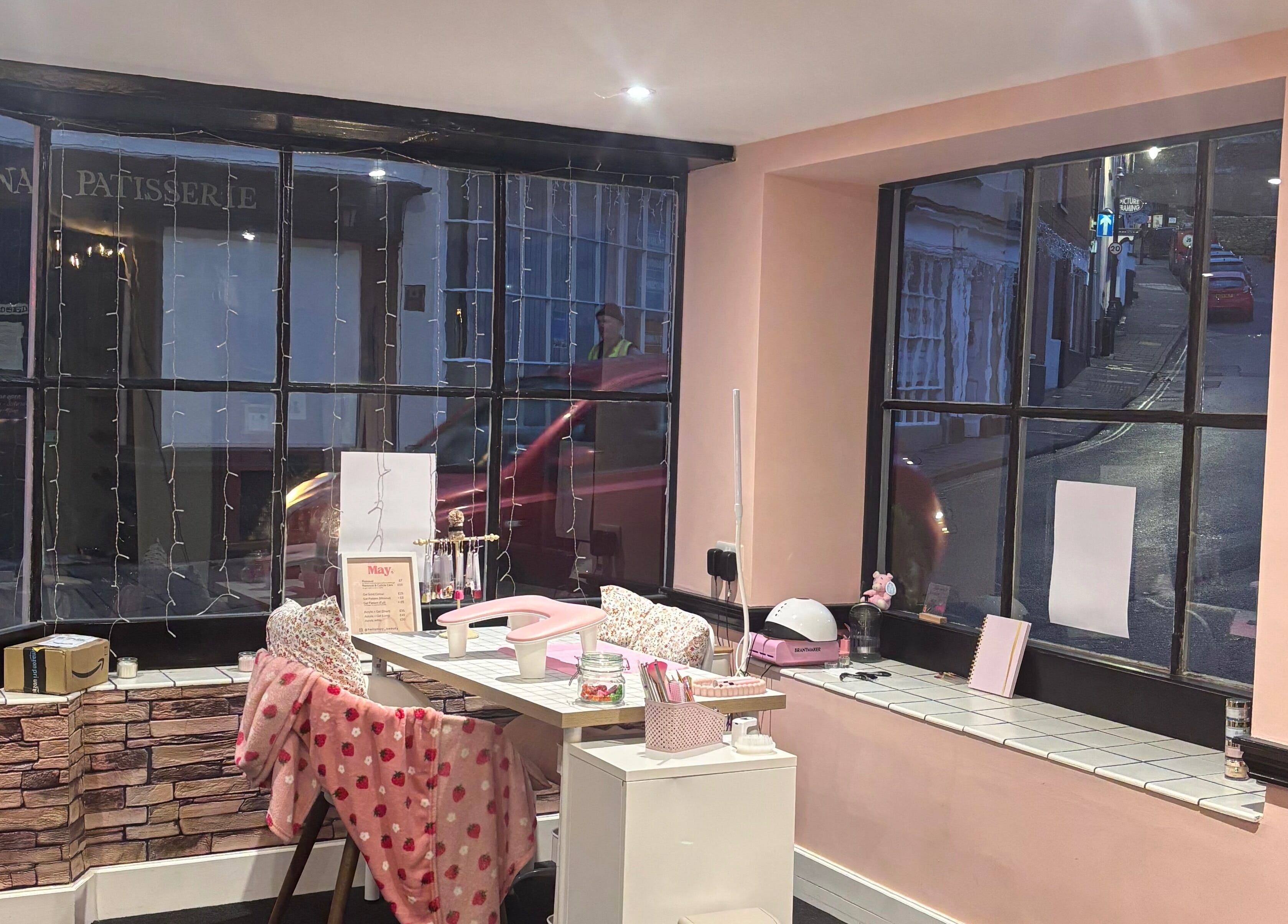 Interior of Hello May Beauty in Ottery Saint Mary, England, GB, showcasing a cozy and inviting atmosphere.