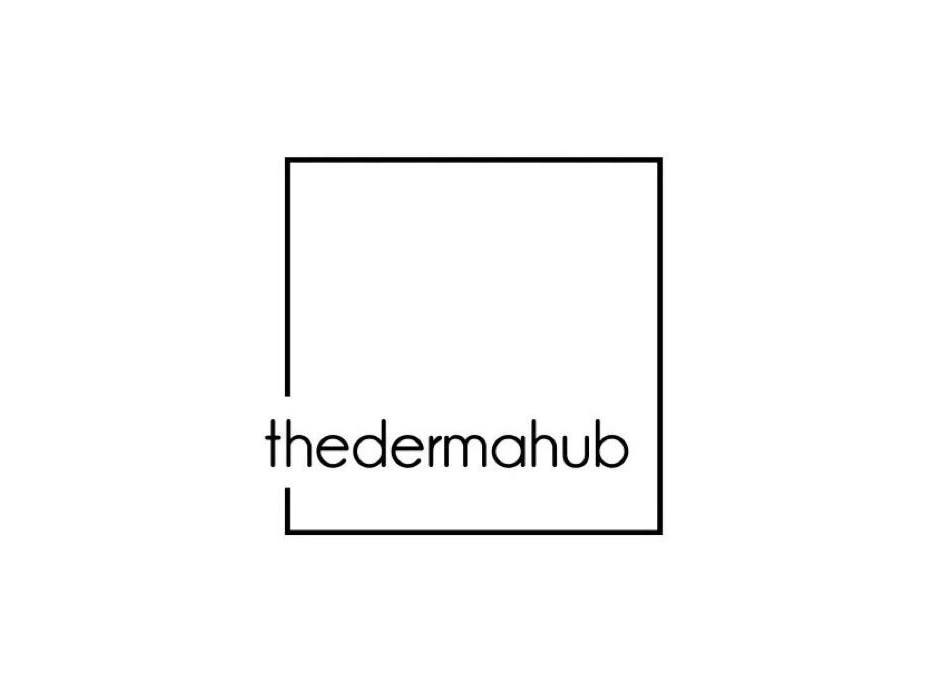Thedermahub logo displayed at its Wallasey, England, GB location.