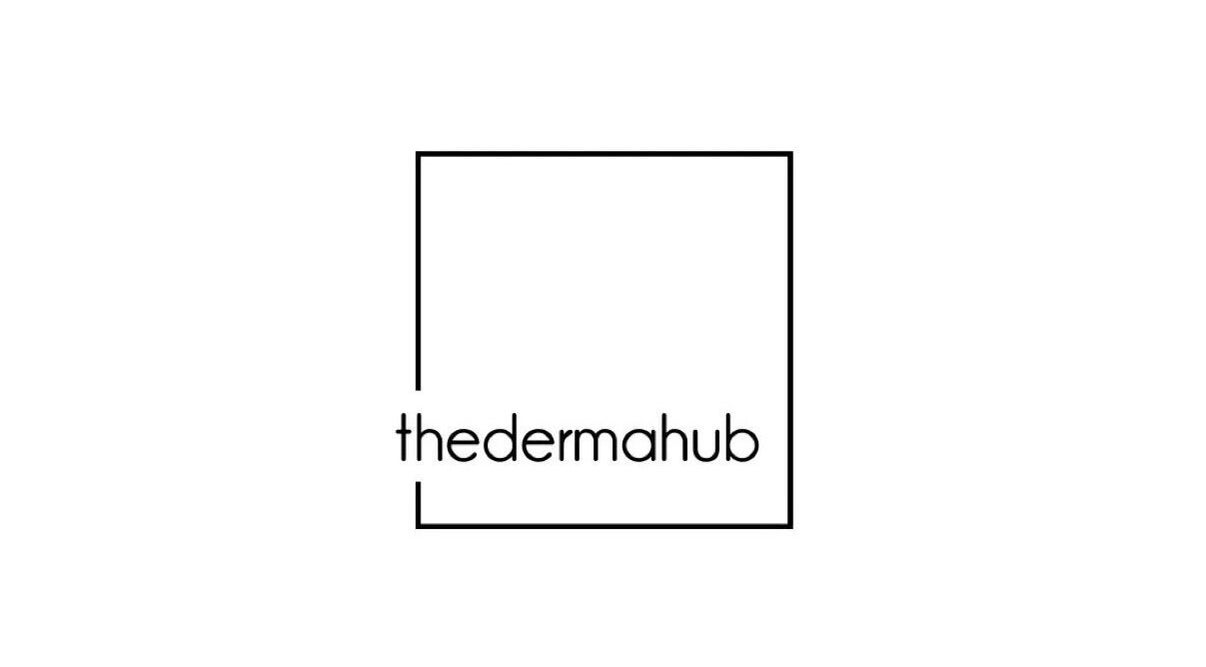 Thedermahub logo displayed at its Wallasey, England, GB location.