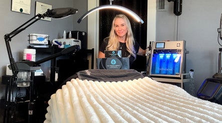 HydraFacial service setup at Skin With Benefits, Fishers, Indiana, US.