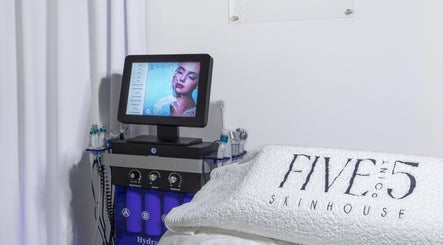 Advanced skincare station at Five Point 5 SkinHouse, Roodepoort, Gauteng, ZA for rejuvenating treatments.