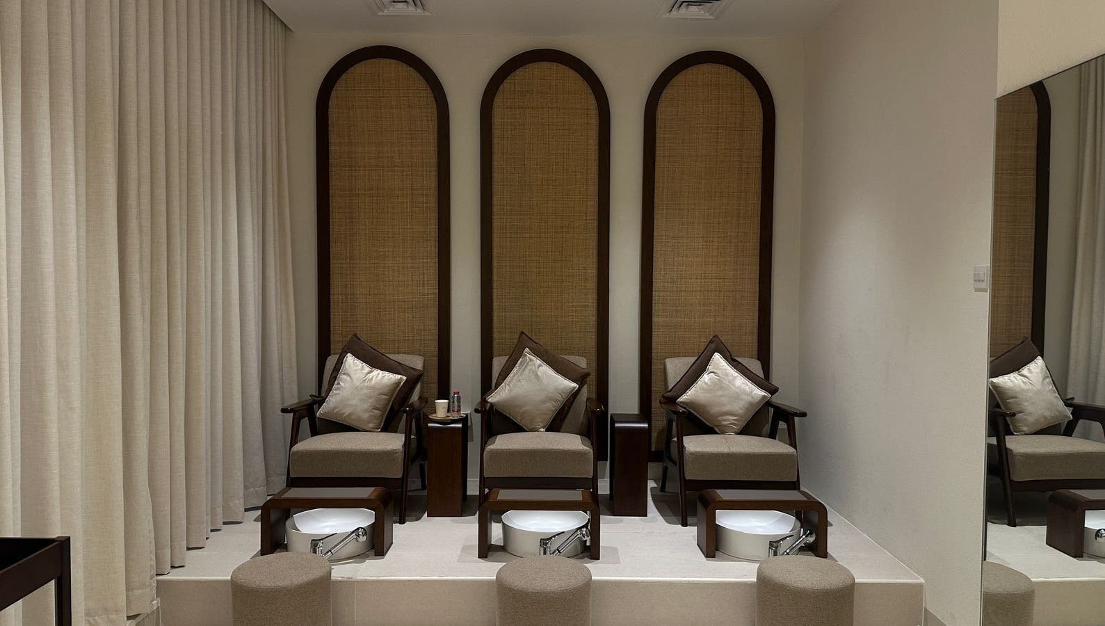 Luxurious pedicure chairs at Able Beauty Lounge, Kabir, Emirate Of Umm Al Quwain, AE.