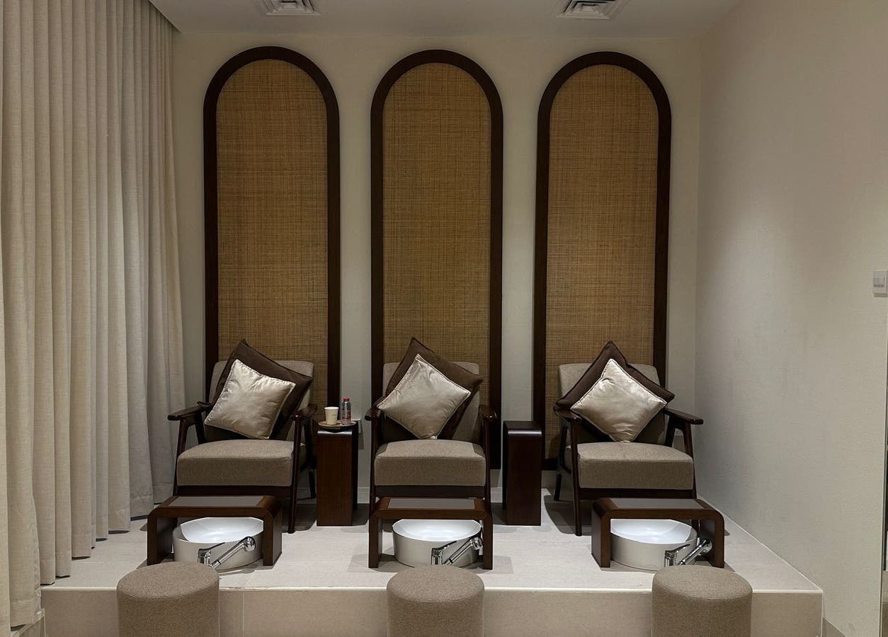 Luxurious pedicure chairs at Able Beauty Lounge, Kabir, Emirate Of Umm Al Quwain, AE.