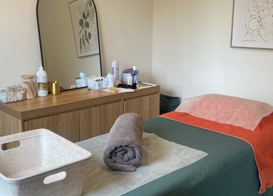 Cozy massage room at Noala Home Beauty and Massage in Aranda, Australian Capital Territory, AU.