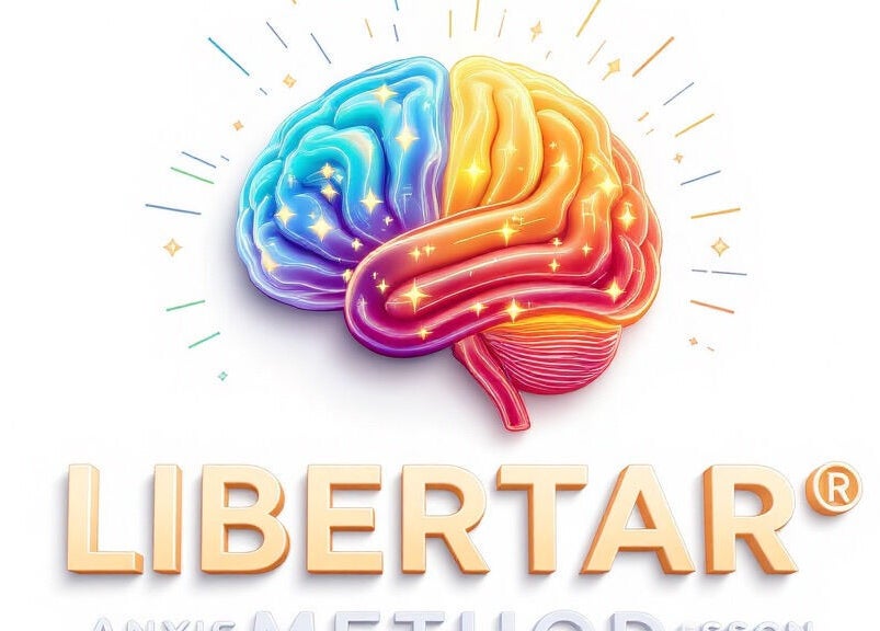 Ilustração colorida do cérebro associada ao TELECONSULTA | Terapia Online | Ansiedade e Depressão, Almada, PT.