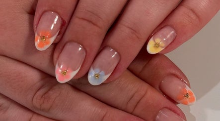 Colorful floral nail art at Nails By Cee, Brookvale, New South Wales, AU showcasing intricate design.