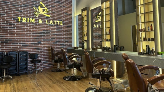 Trim and Latte Men Hairdressing Trimming and Styling