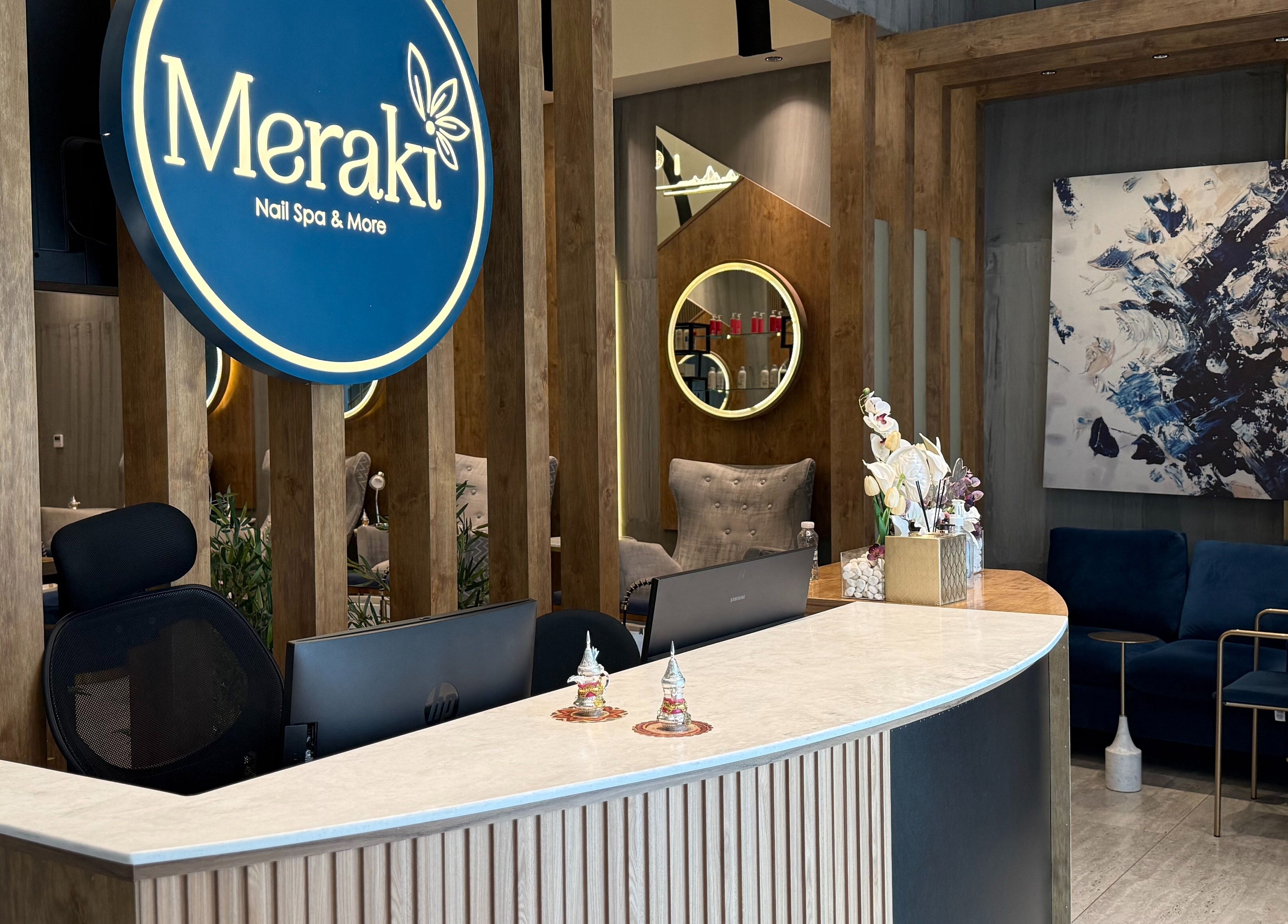 Reception at Meraki Salon I ميراكي صالون in Al Khobar, Eastern Province, SA, featuring modern decor.