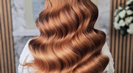 Luxurious copper waves from Deluxe Aurora Hair Extensions, Stoke-on-Trent, England, GB.