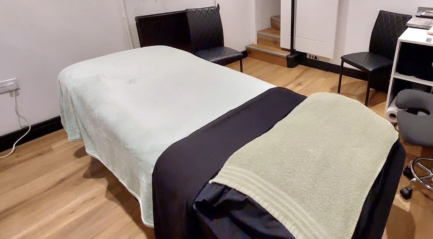 Relaxing spa bed at Tranquility Well-Being in Cromer, England, GB offering a peaceful wellness retreat.