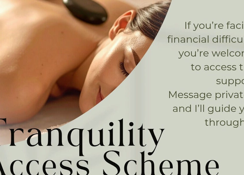 Hot stone massage at Tranquility Well-Being, Cromer, England, GB offering serene relaxation.